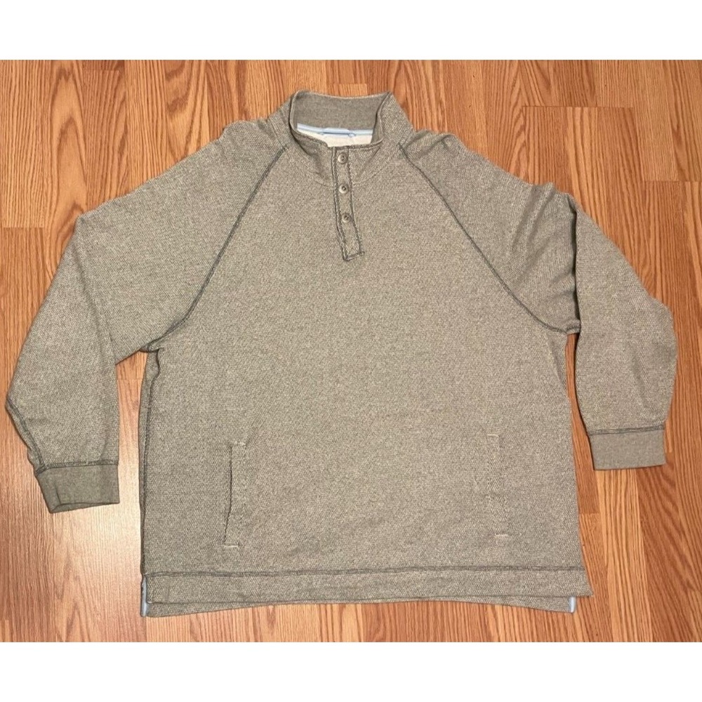 Tommy Bahama Gray Pullover Sweatshirt